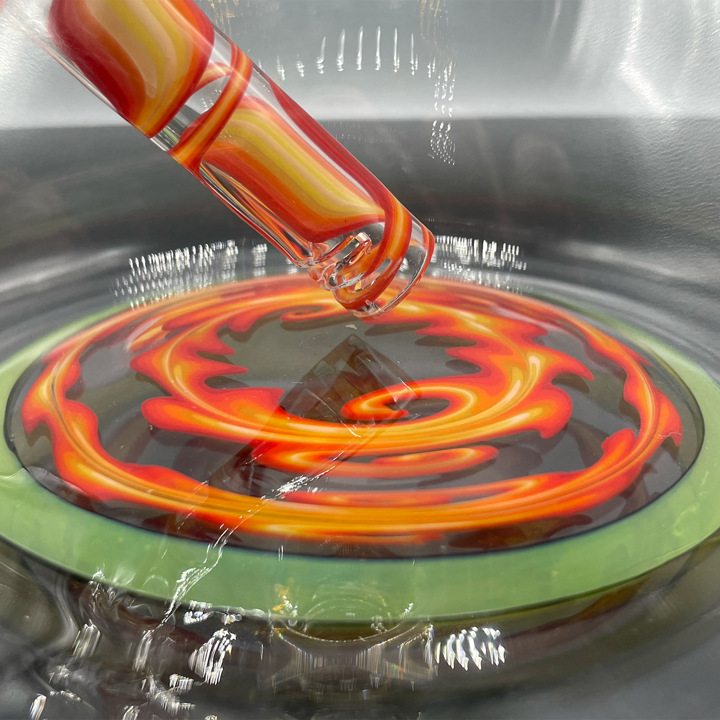 Yellow Jailhouse Wigwag Bong