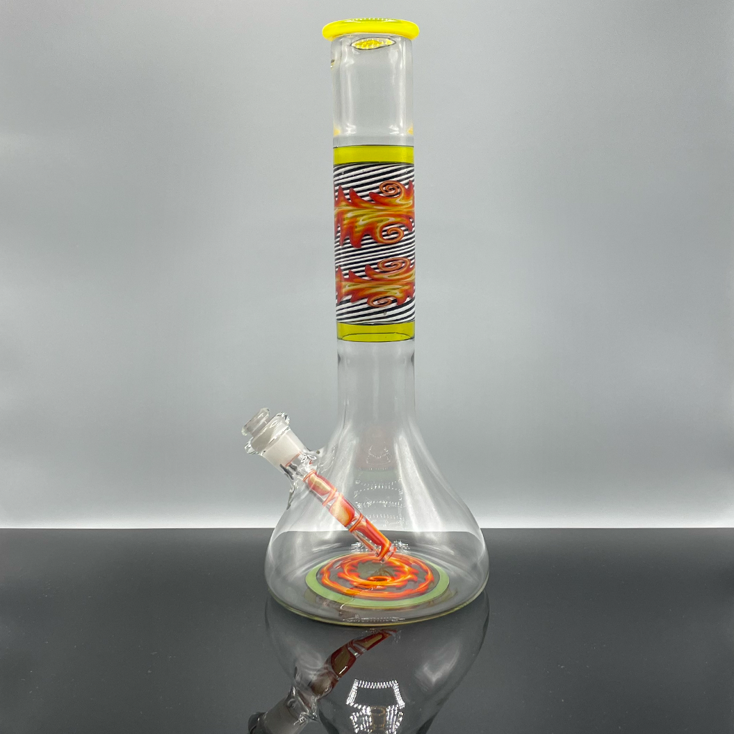 Yellow Jailhouse Wigwag Bong