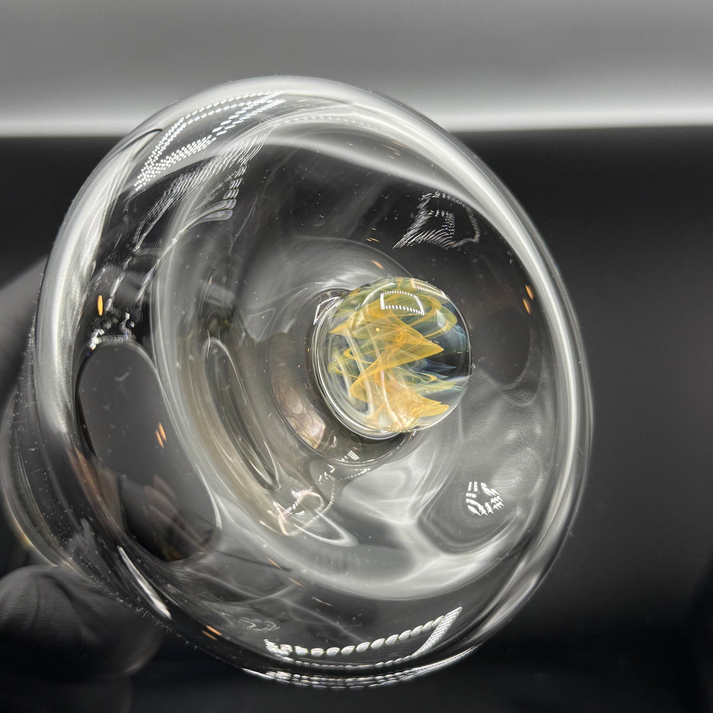 Fumed Rotating Glassware