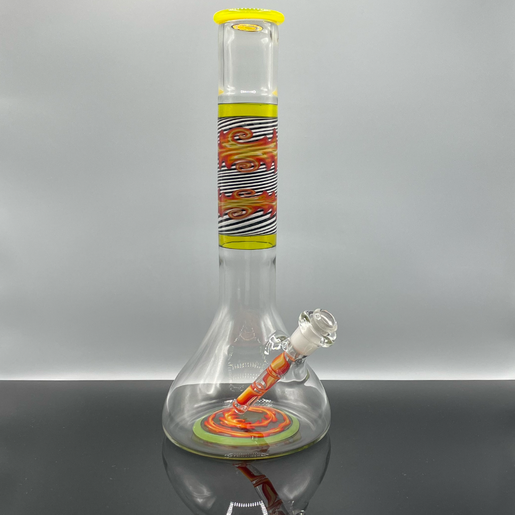 Yellow Jailhouse Wigwag Bong