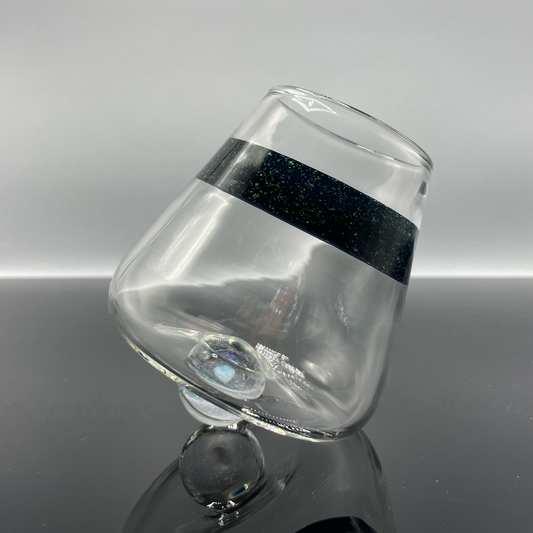Crushed Opal Rotating Glassware